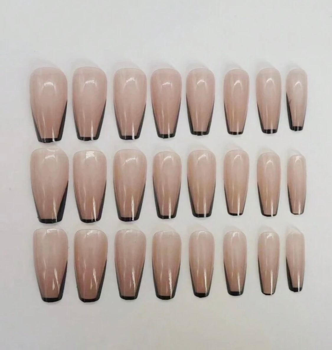 Black French Tip
